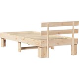  Krevetna konstrukcija Prirodna 90 x 190 cm Čvrsto borovo drvo | shoptok.hr