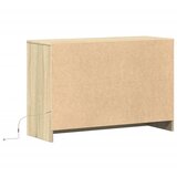  ormarić s LED svjetlima boja hrasta 91x34x61 cm drveni | shoptok.hr
