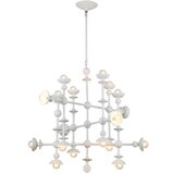 Quintiesse QN-CADENCE18-WHT - Luster na šipci CADENCE 18xE14/40W/230V bela | Eponuda.com