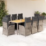  3-dijelni vrtni blagovaonski set od poliratana | shoptok.hr