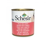 Schesir dog adult piletina & sargarepa zele konzerva 285g Cene
