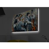 Wallity 4570MDACT-019 multicolor decorative led lighted canvas painting Cene