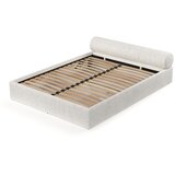 Maison de Rêve Krem tapecirani bračni krevet s prostorom za odlaganje s podnicom 140x200 cm Solvo – | shoptok.hr