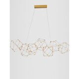 Nova Luce Aluminijasta LED viseča svetilka v zlati barvi Nebula – | Shoptok.si