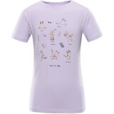 NAX Children's T-shirt POLEFO pastel lilac | Shoptok.si