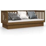  Dnevna postelja medeno rjava 75x190 cm trdna borovina, (20727251) | Shoptok.si