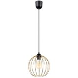  Luster na sajli MATT 1xE27/60W/230V crni/zlatni | Eponuda.com
