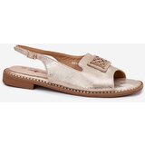 S. BARSKI Elegant Women's Sandals On Flat Heel With Decoration S.Barski | Shoptok.si
