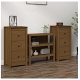  Komode 2 kom boja meda 40x35x80 cm od masivne borovine | shoptok.hr