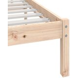  Kreveta 120 x 190 cm mali bračni od masivne borovine | shoptok.hr