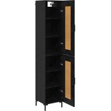  Highboard Crni hrast 34,5 x 34 x 180 cm Konstruirano drvo | shoptok.hr