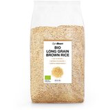 GymBeam bio long grain brown rice 500 g Cene