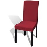 Maison Chic Prevleka za zunanjo pohištvo - Ravne raztegljive prevleke za stole 4 kosi bordo, (21795571) Cene