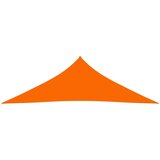 vidaXL Jedro protiv sunca trokutasto tkanina 2,5x2,5x3,5 m narančasto | shoptok.hr