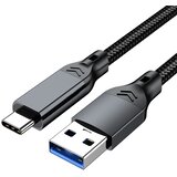 INF USB 3.2 Type-C kabel: 10 Gbps hitri prenos podatkov in 60 W hitro polnjenje Black 5 m, (5000277066) Cene