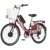  E-Bicikl Visitor Fashion Inferior 24" crno crveni | Eponuda.com