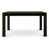  Hrastov stol 140 x 80 cm, crni sa srebrnim efektom | shoptok.hr