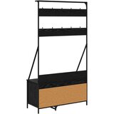  Stalak za odjeću Crni hrast 100 x 41 x 184 cm Konstruirano drvo | shoptok.hr