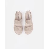 GOODIN Light beige lightweight sandals with a thick sole | Shoptok.si
