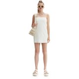 Cropp - Haljina s naramenicama - Slonovača | shoptok.hr