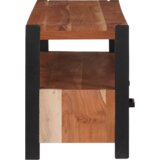 vidaXL Omare in policami za shranjevanje medijev s predalom s polico s shranjevanjem Rjava | Shoptok.si