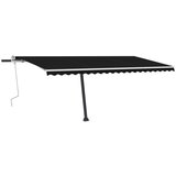 Samostojeća tenda na ručno uvlačenje 500 x 300 cm antracit | shoptok.hr