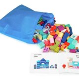 ECO TOYS edukativne drvene kocke city sa podlogom 88/1 Cene