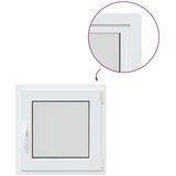  Okno za klet RISOR 60 x 60 cm PVC in steklo Bela, (5000215133) | Shoptok.si