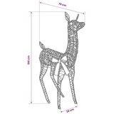  3D Božićni irvas LOVIISA 110 LED lampica Topla bijela - Ratan 70 x 26 x 100 cm | shoptok.hr