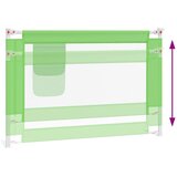  Sigurnosna ograda za dječji krevet zelena 100 x 25 cm tkanina | shoptok.hr