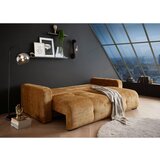 MID.YOU ZOFA S POSTELJNO FUNKCIJO, zlate barve tekstil | Shoptok.si