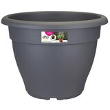 ELHO Okrugla posuda za biljke Torino Campana (Vanjska dimenzija (ø x V): 48 x 35 cm, Plastika, Antracit) | shoptok.hr