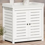 vidaXL miza za sajenje s policami bela 82,5x50x86,5 cm borovina Cene