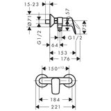 Hansgrohe Logis slavina za tuš kadu 71600000 | ePonuda.com