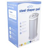 Ubbi Koš za plenice - Siva | Shoptok.si