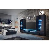MID.YOU Dnevni Regal Jupiter, Črna, Led | Shoptok.si
