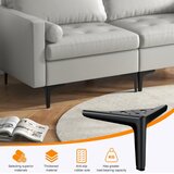 FARYODI 4x kovinske pohištvene noge | Shoptok.si
