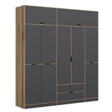 Hanah home Ormar Elina-8909, 232x253x52 cm, Antracit | Eponuda.ba