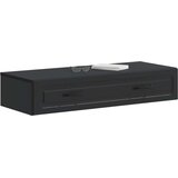 Stolna Stenska stranska miza Črna 87,5 x 34,5 x 17 cm Inženirski les, (5000232472) | Shoptok.si