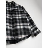 Sinsay Karirana jakna u flanelskom stilu s dodatkom vune i viskoze | shoptok.hr