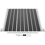  Set panela za ogradu WPC 1218 x 186 cm crni | shoptok.hr
