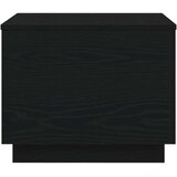  Klub stolić s LED svjetlima crni hrast 50x50x40 cm | shoptok.hr