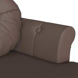  Chesterfield klupa Smeđa 120.5 x 65 x 75 cm Lažna koža | Eponuda.com