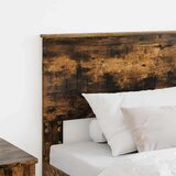  Uzglavlje s uzglavljem Dimljeni hrast 75 cm Konstruirano drvo | shoptok.hr