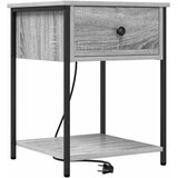  Noćni ormar 2 pcs Siva Sonoma 42 x 41 x 56 cm Konstruirano drvo | Eponuda.com