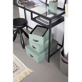 Bigso Box of Sweden Mentolno zelene kartonaste škatle s pokrovom za shranjevanje v kompletu 3 ks 31x47x15 cm Inge – | Shoptok.si