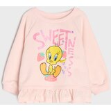 Sinsay Pamučna bluza s volanom Looney Tunes | shoptok.hr