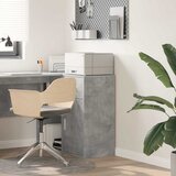  Kreveta s ladicama Betonski sivi 38 x 34 x 75 cm | shoptok.hr