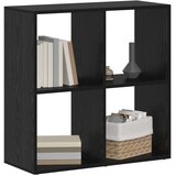 Ormarić za knjige Crni hrast 69,5 x 29 x 69,5 cm | Eponuda.com