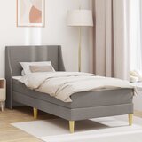  Okvir kreveta s madracem Sivo-smeđa 80x 200 cm Poliester | shoptok.hr